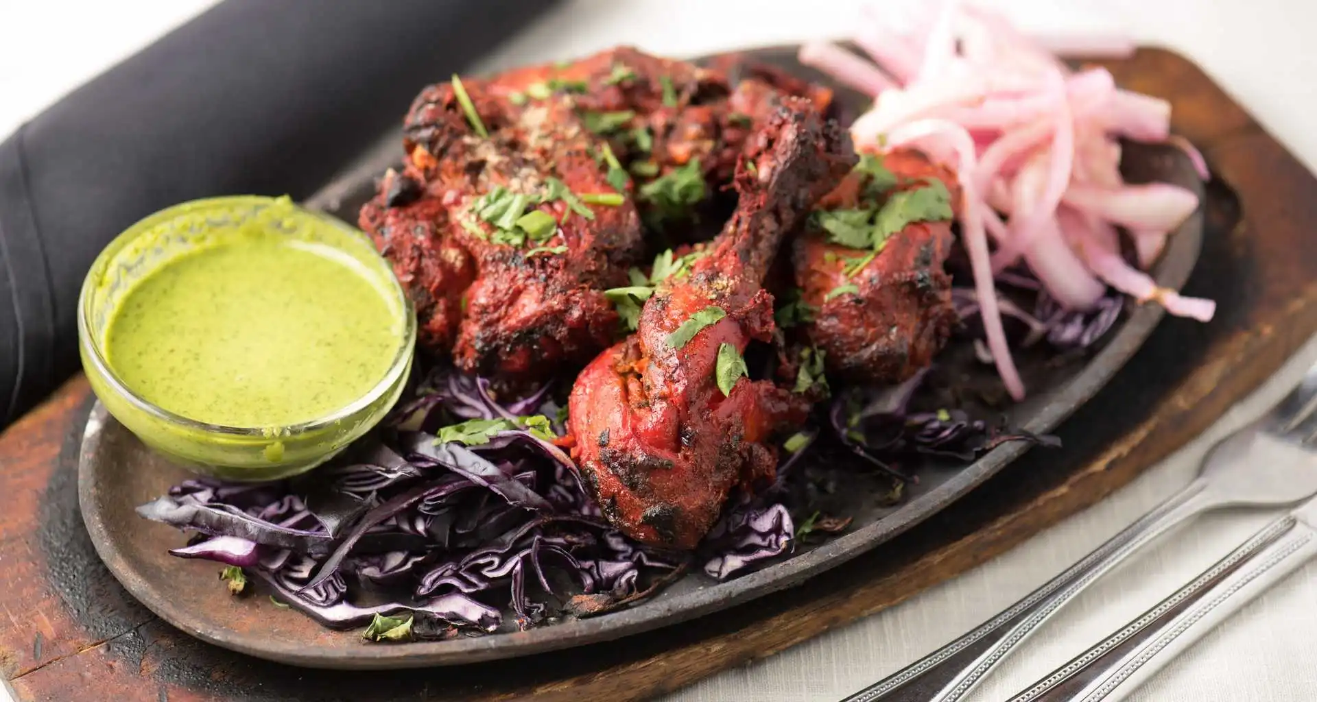 Tandoori Chicken at Daawat Authentic Multi Kitchen & Bar in Edmonton